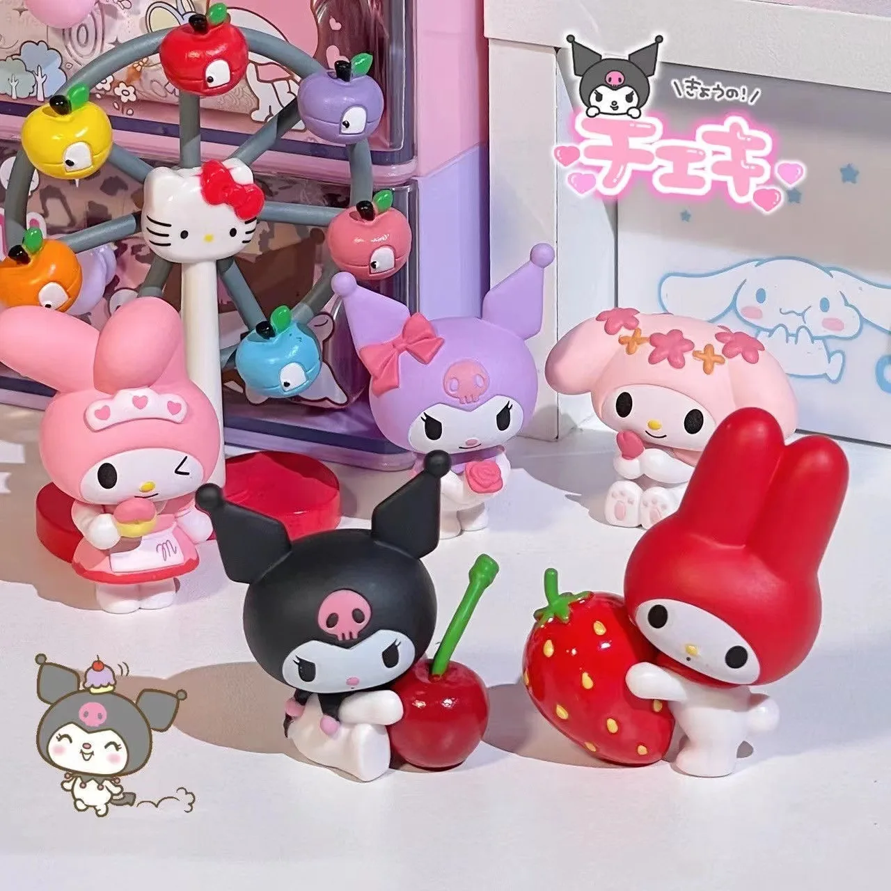 4Cm Cute Sanrio Anime Figures Doll Fruit Series My Melody Kuromi Phone Case Paster Material Pvc Diy Accessories Gifts Kid Toys
4Cm Cute Sanrio Anime Figures Doll Fruit Series My Melody Kuromi Phone Case Paster Material Pvc Diy Accessories Gifts Kid Toys