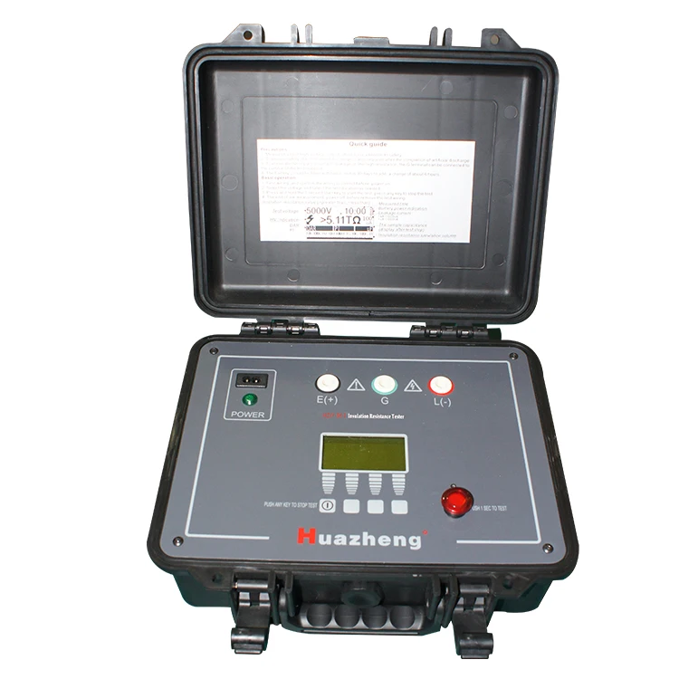 

Huazheng Electric Megohmmeter Digital Micro Ohm Meter Low Price 5 Kv Insulation Resistance Tester