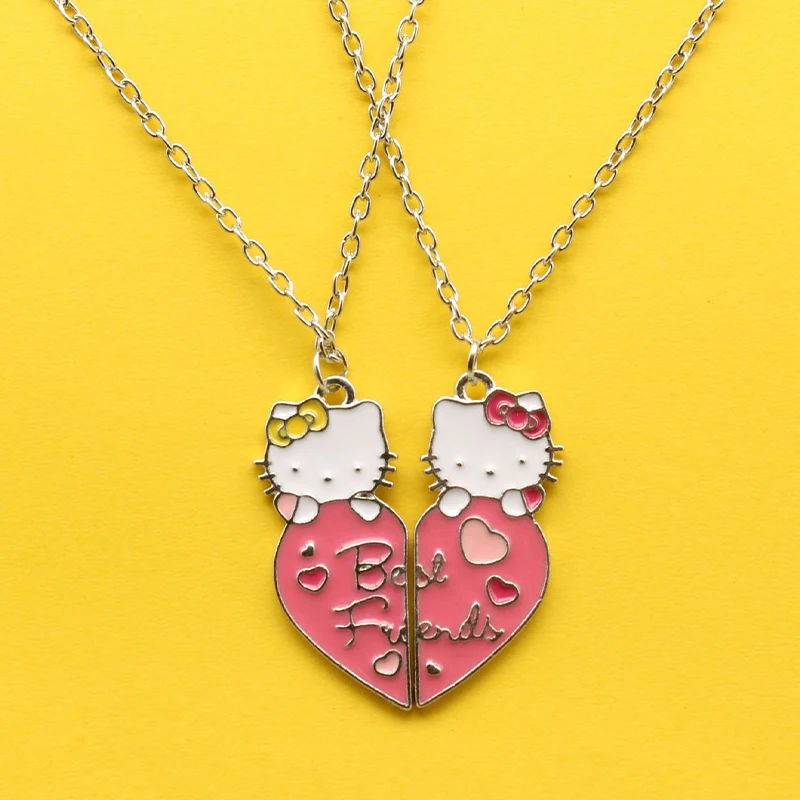 Hello Kitty Couple Necklace Cartoon Sanrio Anime Cute Creative Stitching Lovers Best Friend Kids Birthday and Christmas Gifts
Hello Kitty Couple Necklace Cartoon Sanrio Anime Cute Creative Stitching Lovers Best Friend Kids Birthday and Christmas Gifts
