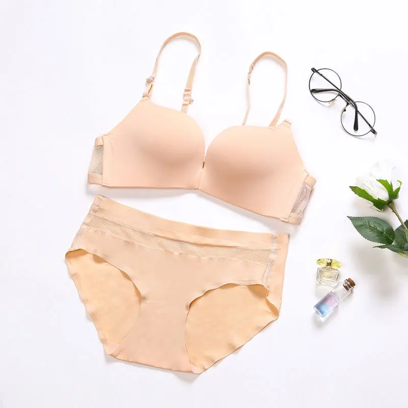 French Meiza Front Button Type Small Chest Gather Cross Beautiful Back Underwear No Steel Ring Thick Style Bra Set
French Meiza Front Button Type Small Chest Gather Cross Beautiful Back Underwear No Steel Ring Thick Style Bra Set