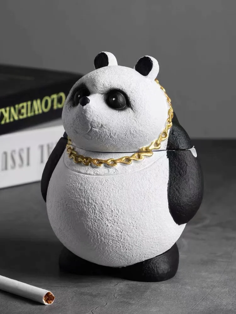 Panda ashtray with cover and cover to prevent fly ash cute cartoon home office creative personality trend ornaments
Panda ashtray with cover and cover to prevent fly ash cute cartoon home office creative personality trend ornaments