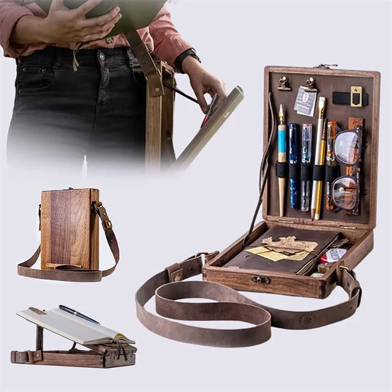 Storage Tool Storage Vintage Crossbody Easel Artist Writer Painting Sketch Box And Box Tool Wooden Bag Box Messenger Bags Brush
Storage Tool Storage Vintage Crossbody Easel Artist Writer Painting Sketch Box And Box Tool Wooden Bag Box Messenger Bags Brush
