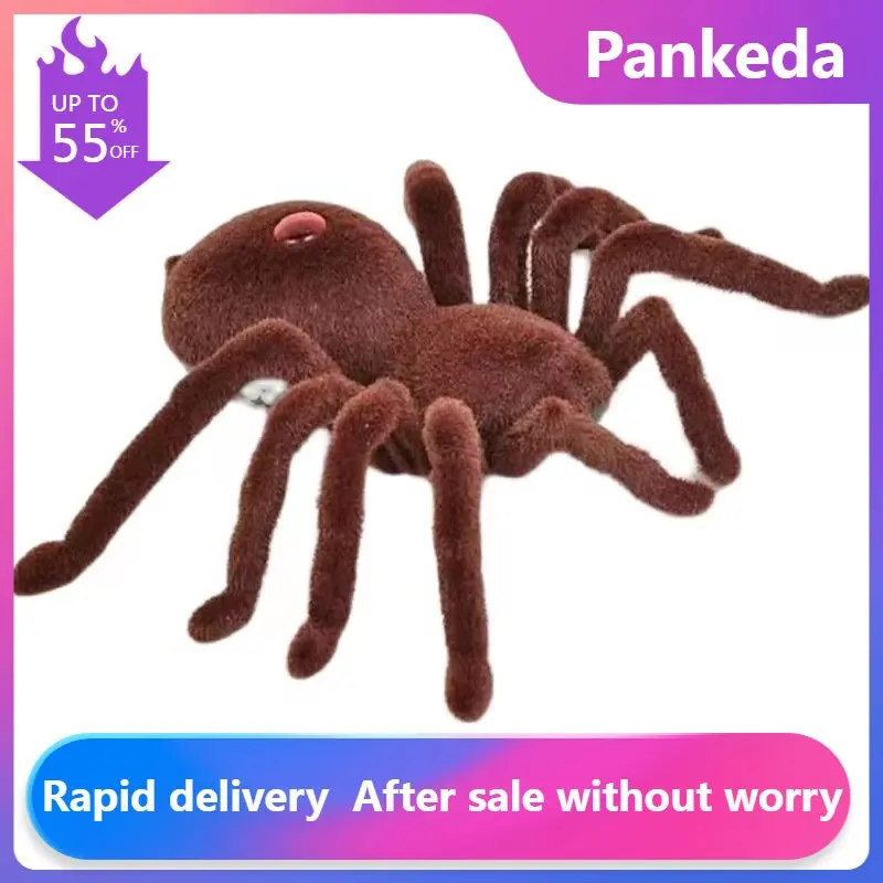

Remote control spider prank animal simulation Black Widow tarantula horror electronic crawling insect pet Christmas gift toys