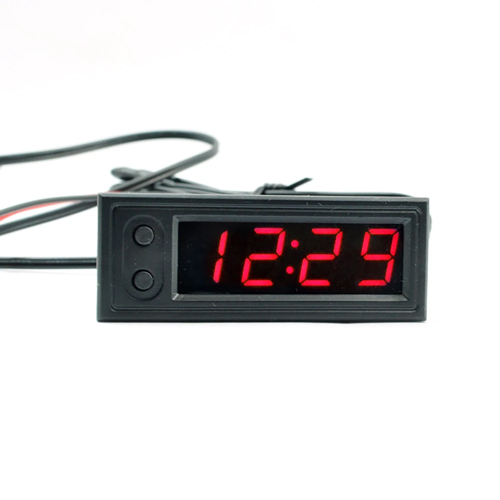 DIY Multifunction High-precision Clock Inside And Outside Car Temperature Battery Voltage Monitor Panel Meter DC 12v Accessories
DIY Multifunction High-precision Clock Inside And Outside Car Temperature Battery Voltage Monitor Panel Meter DC 12v Accessories