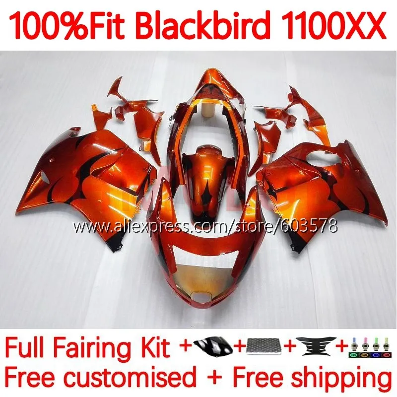 Blackbird For HONDA CBR1100XX CBR1100 CBR 1100 XX orange glossy 1996 1997 1998 1999 2000 2001 02 03 04 05 06 07 Fairing 108No.2
Blackbird For HONDA CBR1100XX CBR1100 CBR 1100 XX orange glossy 1996 1997 1998 1999 2000 2001 02 03 04 05 06 07 Fairing 108No.2