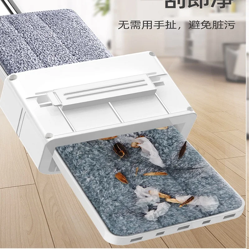 Hand Wash Free Flat Lazy Labor-Saving Household Absorbent Floor Scraping Bucket Mop Floor Household Utensils Clean Tiles Wall
Hand Wash Free Flat Lazy Labor-Saving Household Absorbent Floor Scraping Bucket Mop Floor Household Utensils Clean Tiles Wall