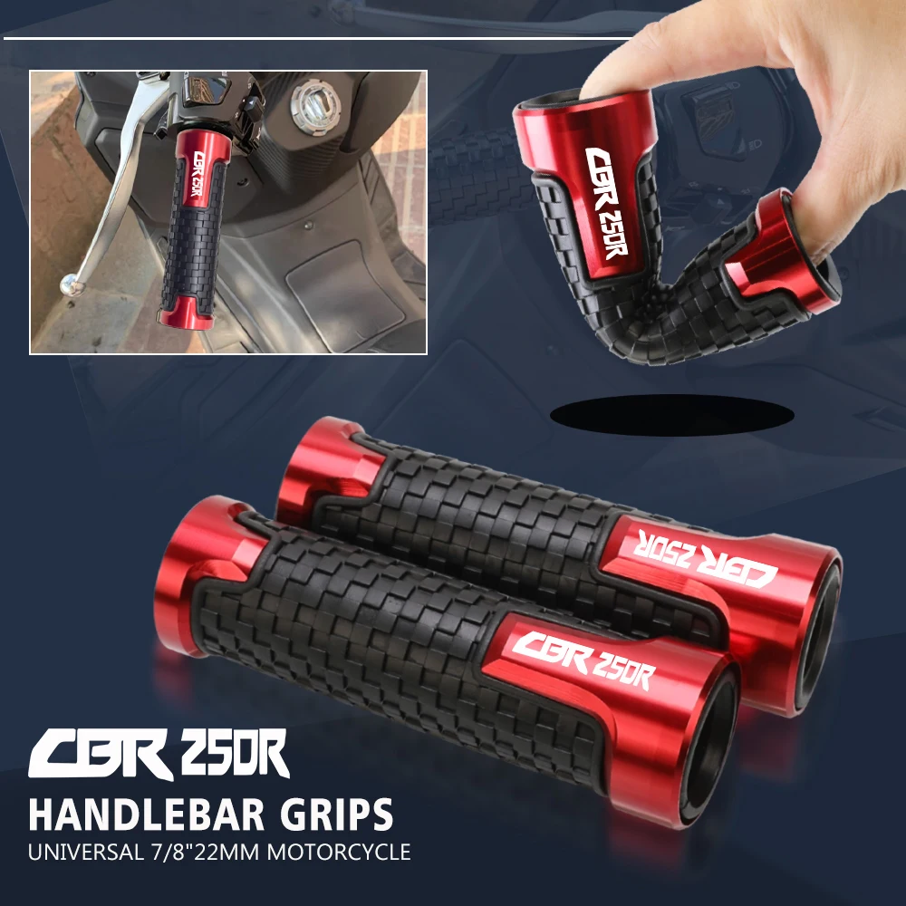 7/8"22mm Motorcycle Anti-Slip Handle Bar Handlebar Grips For HONDA CBR250 CBR250R CBR250RR CBR 250 R RR 2016 2017 2018 2019 2020
7/8"22mm Motorcycle Anti-Slip Handle Bar Handlebar Grips For HONDA CBR250 CBR250R CBR250RR CBR 250 R RR 2016 2017 2018 2019 2020