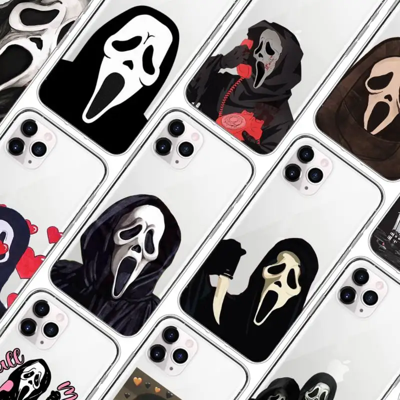 RuiCaiCa Ghostface horror Scream art Phone Case for iPhone 11 12 13 mini pro XS MAX 8 7 6 6S Plus X 5S SE 2020 XR clear case
RuiCaiCa Ghostface horror Scream art Phone Case for iPhone 11 12 13 mini pro XS MAX 8 7 6 6S Plus X 5S SE 2020 XR clear case