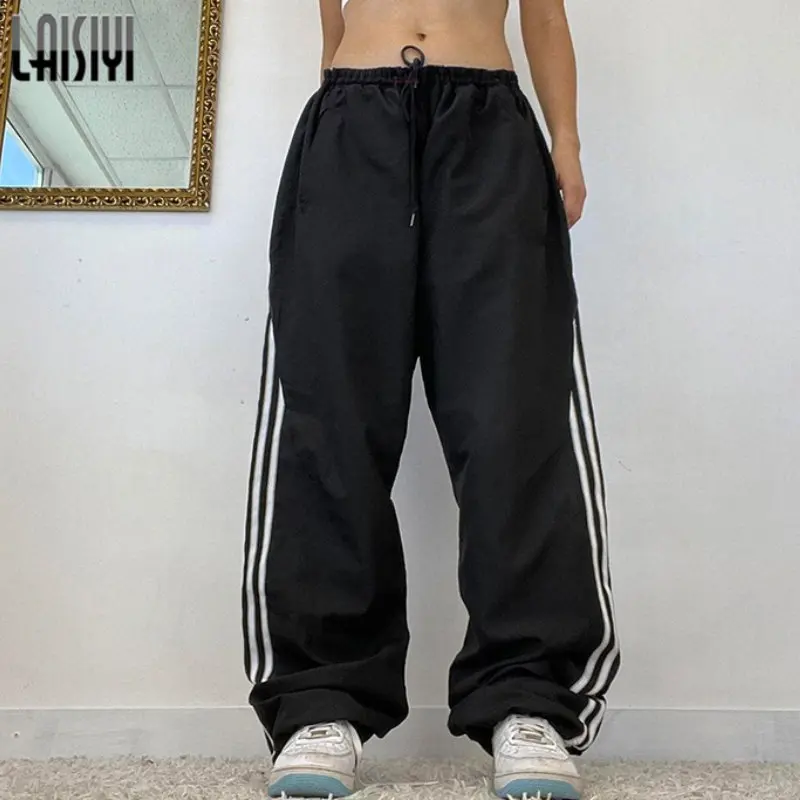 Black Pants High Waisted Trousers Loose Sweatpants Woman Fashion Y2k Streetwear 2000s Aesthetic Baggy Pants Wide Leg Pants Women
Black Pants High Waisted Trousers Loose Sweatpants Woman Fashion Y2k Streetwear 2000s Aesthetic Baggy Pants Wide Leg Pants Women