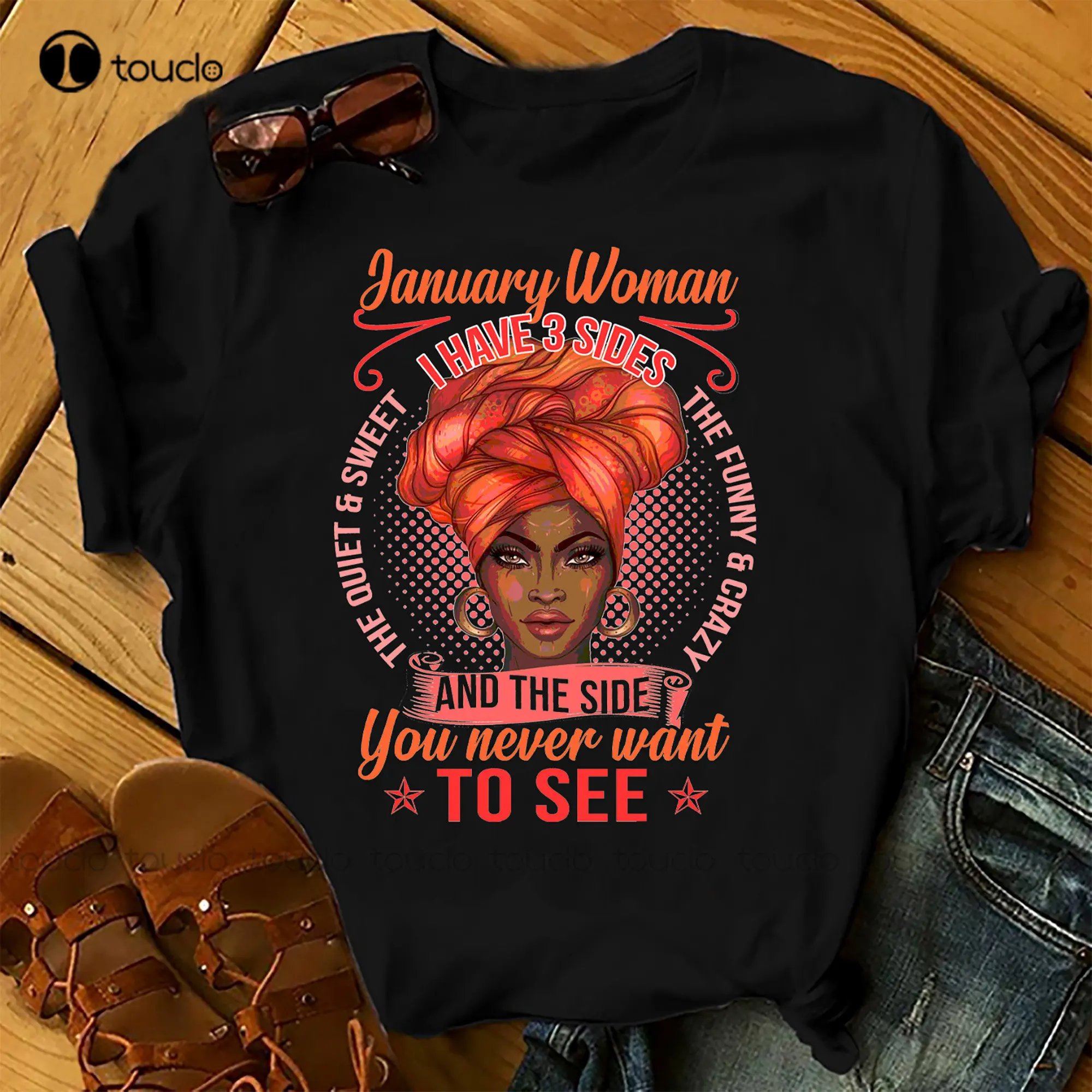 Birthday Gift Month Customised Personalised - 3 Sides January Woman - Shirts Women Birthday T Shirts Summer Tops Beach T Shirts
Birthday Gift Month Customised Personalised - 3 Sides January Woman - Shirts Women Birthday T Shirts Summer Tops Beach T Shirts