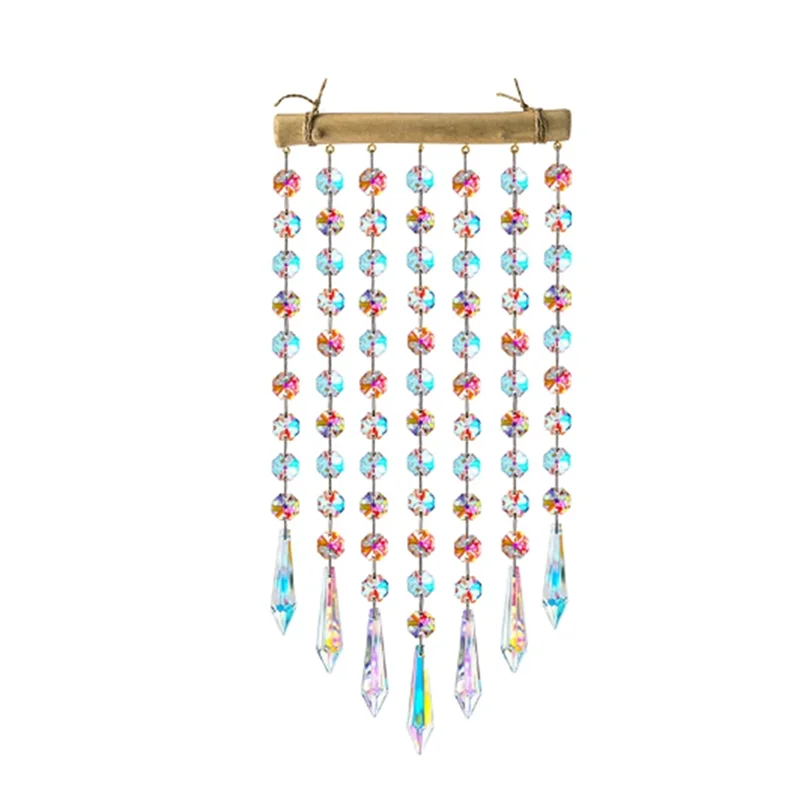 Hanging Window Rainbow Maker Glass Crystal Mobile Wind Home Wall Art Decoration Gift
Hanging Window Rainbow Maker Glass Crystal Mobile Wind Home Wall Art Decoration Gift