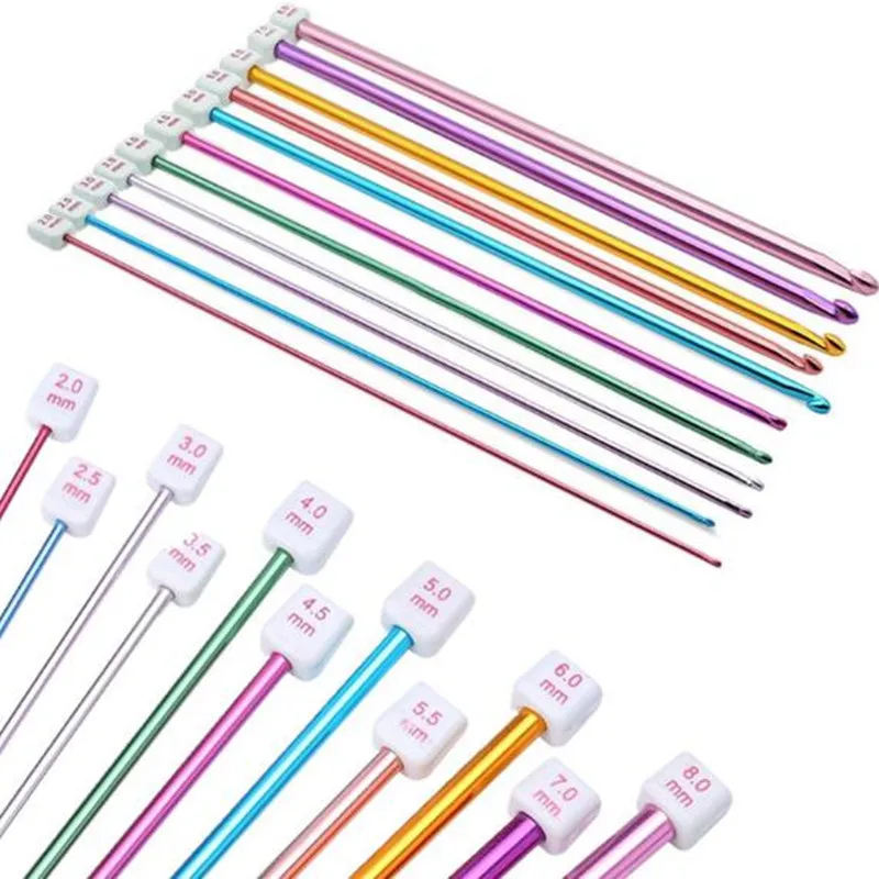 11Pcs/pack Colorful Iron 27cm Crochet Hooks Tunisian Afghan Knitting Needles Set Household Handmade Knitting Crochet Tool
11Pcs/pack Colorful Iron 27cm Crochet Hooks Tunisian Afghan Knitting Needles Set Household Handmade Knitting Crochet Tool