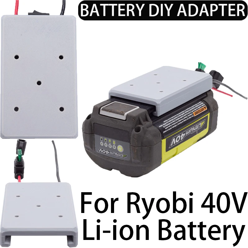 Адаптер для аккумуляторов Ryobi 40V
Адаптер для аккумуляторов Ryobi 40V