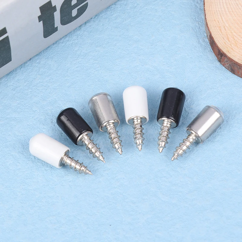 20 шт. Самонарезающий винтовой слой держатель пластины шкаф стеллаж для хранения перегородки фиксированная Опора С нескользящими резиновыми рукавами