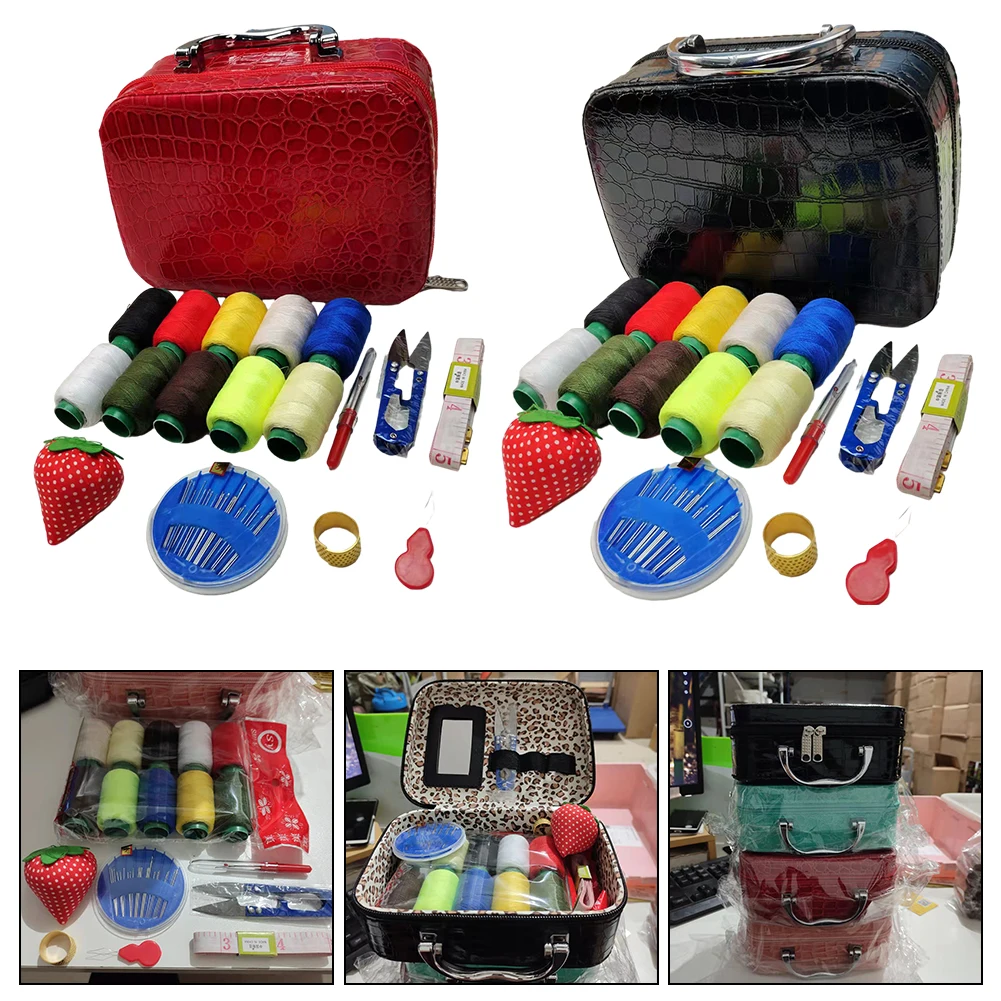 18 Pieces Sewing Box Kit Needle And Thread Bag Home DIY Travel Portable Multi-Function Embroidery Thread Sewing Set
18 Pieces Sewing Box Kit Needle And Thread Bag Home DIY Travel Portable Multi-Function Embroidery Thread Sewing Set