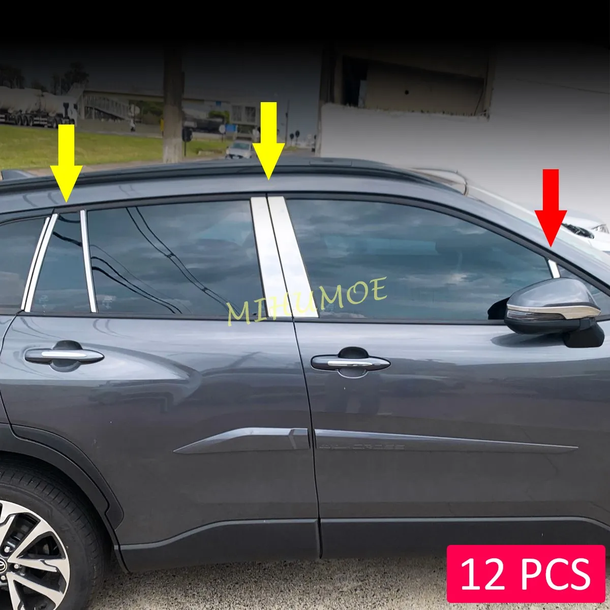 Stainless Steel Door A B C Pillar Cover Overlay Trims For Toyota Corolla Cross 2021 2022 2023 Accessories
Stainless Steel Door A B C Pillar Cover Overlay Trims For Toyota Corolla Cross 2021 2022 2023 Accessories