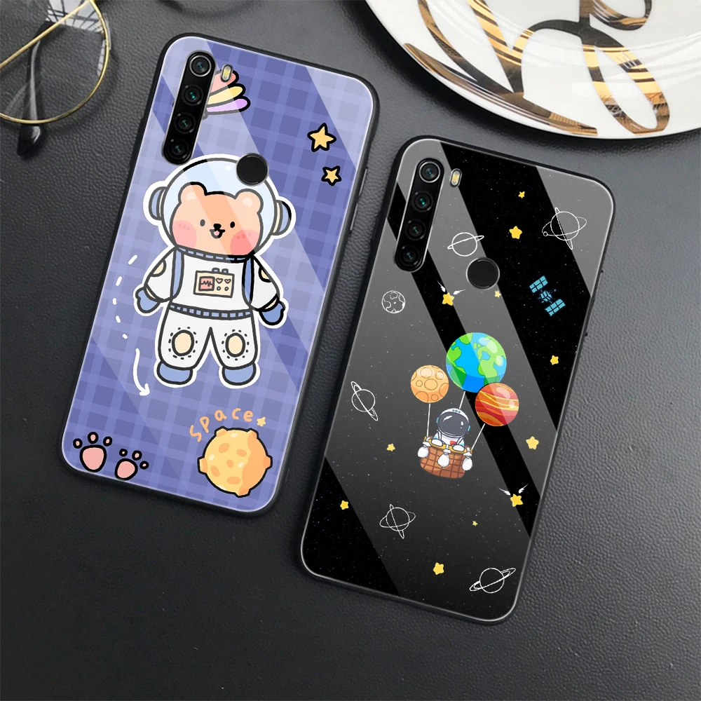 Moon Astronaut Phone Case for Redmi 9S 6A 7A 8A 8T 9A 9C 9T Note 11 11S 5G 6 7 8 9 10 Pro Max Luxury Tempered Glass Back Cover
Moon Astronaut Phone Case for Redmi 9S 6A 7A 8A 8T 9A 9C 9T Note 11 11S 5G 6 7 8 9 10 Pro Max Luxury Tempered Glass Back Cover