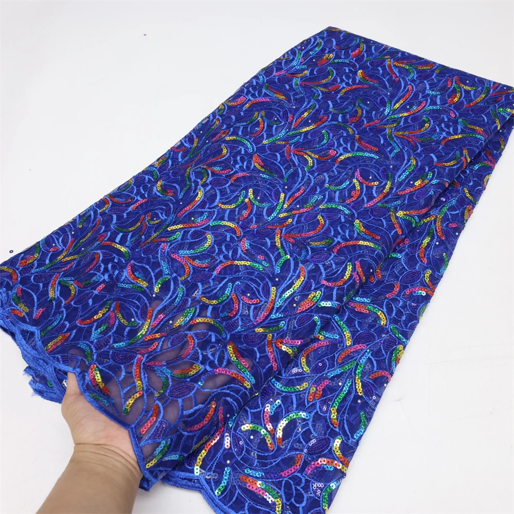 African Sequins Tulle Lace Fabric 2022 High Quality Embroidered Material French Nigerian Lace Fabrics For Wedding Sewing LY1848 
African Sequins Tulle Lace Fabric 2022 High Quality Embroidered Material French Nigerian Lace Fabrics For Wedding Sewing LY1848