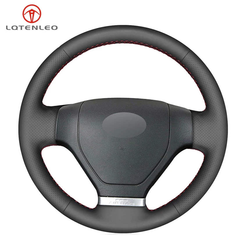 LQTENLEO Black Genuine Leather DIY Hand-stitched Car Steering Wheel Cover for Hyundai Tiburon 2003-2008 Coupe 2002-2008
LQTENLEO Black Genuine Leather DIY Hand-stitched Car Steering Wheel Cover for Hyundai Tiburon 2003-2008 Coupe 2002-2008