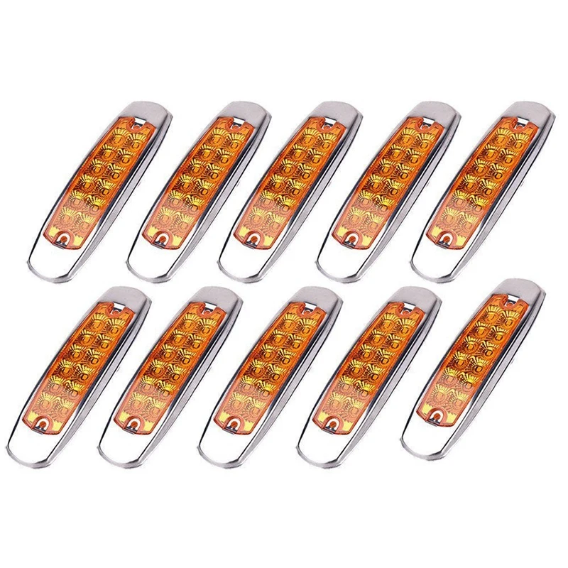 10PCS 12V 6.4 Inch Fish Shape 12LED Side Marker Clearance Indicator Lamp For Lorry Heavy Truck Lighting Universal
10PCS 12V 6.4 Inch Fish Shape 12LED Side Marker Clearance Indicator Lamp For Lorry Heavy Truck Lighting Universal