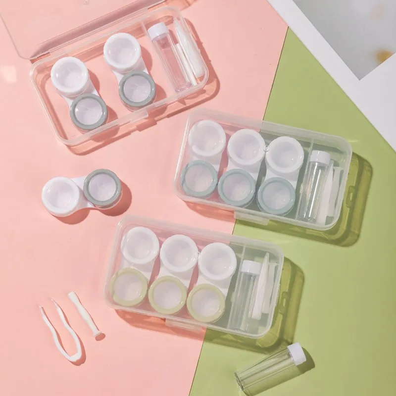3 Pairs Contact Lens Box Holder Travel Portable Small Cute Clear Eyewear Bag Container Contact Lenses Soak Storage Case
3 Pairs Contact Lens Box Holder Travel Portable Small Cute Clear Eyewear Bag Container Contact Lenses Soak Storage Case