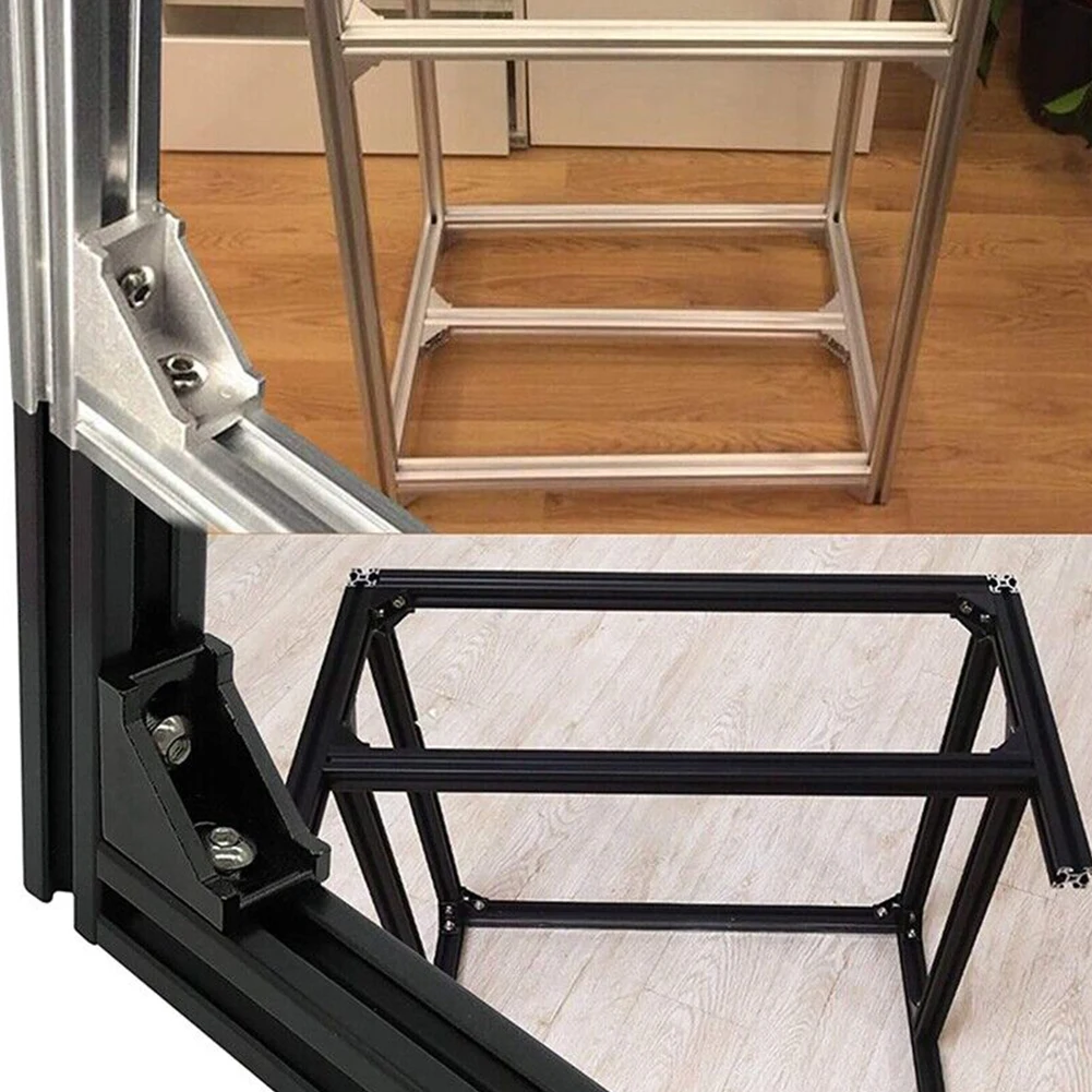 20Pcs Corner Bracket Right Angle 2020 Series Connector 2 Hole Aluminum Bra Nails Screws Fasteners Braces Brackets Hardware
20Pcs Corner Bracket Right Angle 2020 Series Connector 2 Hole Aluminum Bra Nails Screws Fasteners Braces Brackets Hardware