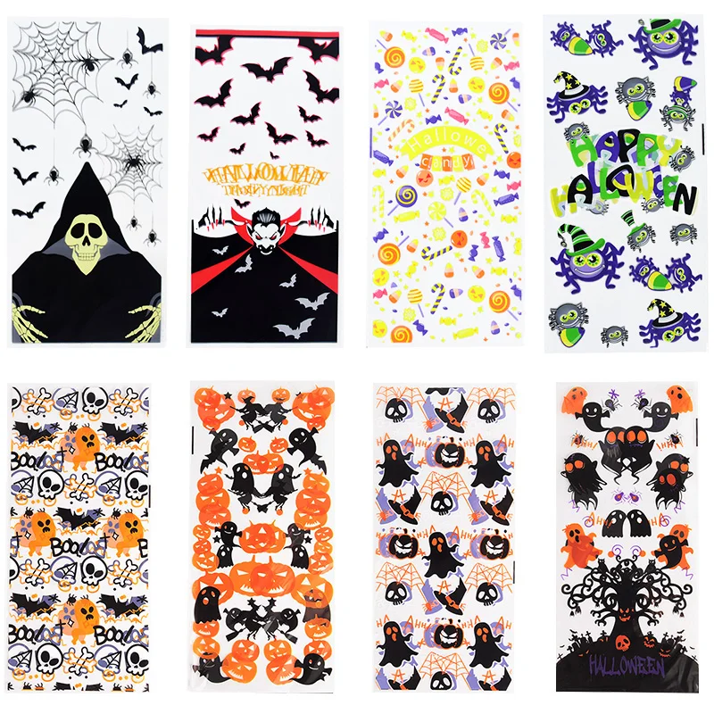 50pcs Halloween Clear Cellophane Packing Bag Halloween Decor Trick or Treat Bags Bat Witch Spider Printed Plastic Candy Gift Bag
50pcs Halloween Clear Cellophane Packing Bag Halloween Decor Trick or Treat Bags Bat Witch Spider Printed Plastic Candy Gift Bag