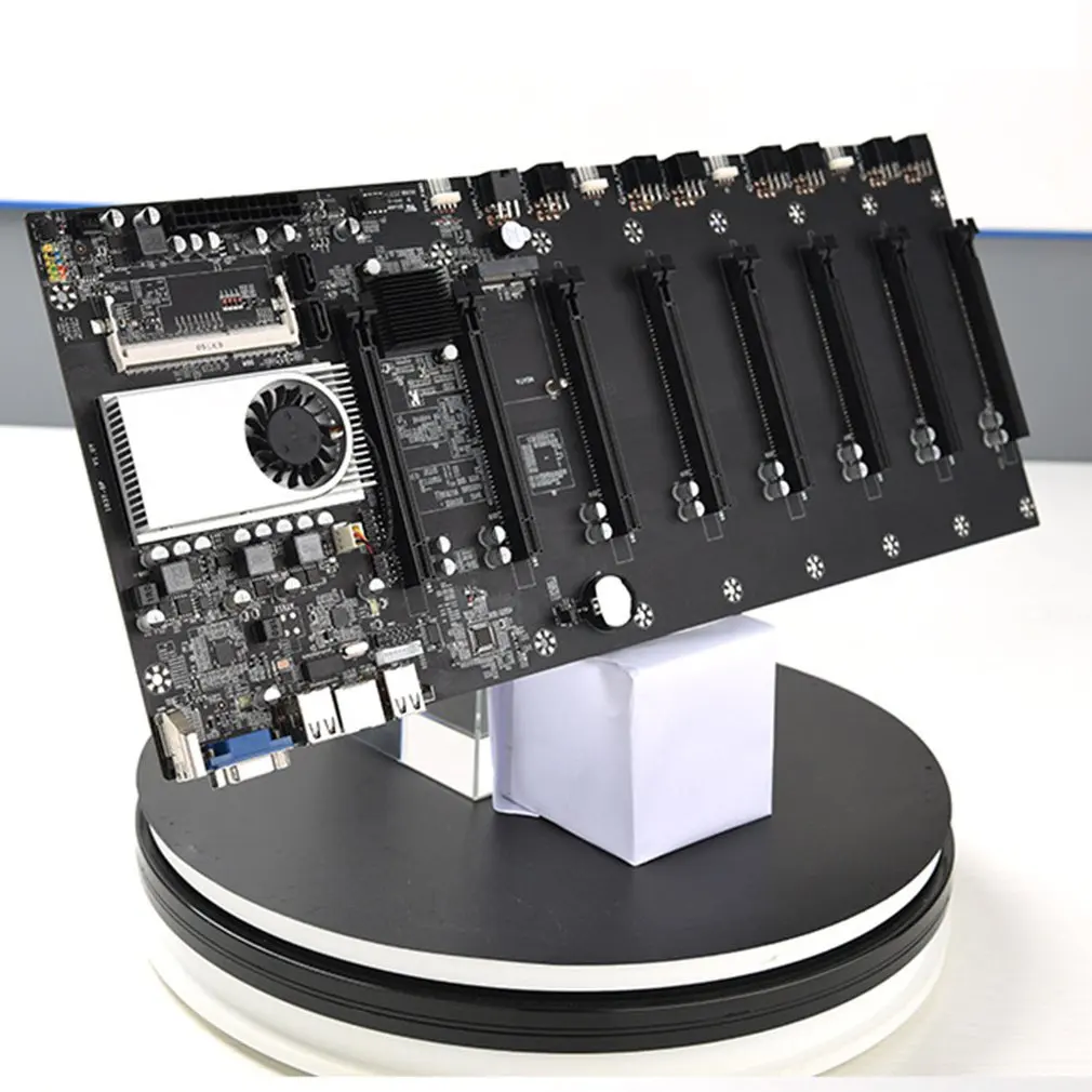 Материнская плата 8 GPU для майнинга, системная плата с ЦП, криптовалютериум, Биткоин, резервная плата BTC 37, экспертная плата для майнинга, сеть Gigabit
Материнская плата 8 GPU для майнинга, системная плата с ЦП, криптовалютериум, Биткоин, резервная плата BTC 37, экспертная плата для майнинга, сеть Gigabit