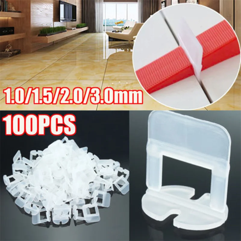 100pcs Tile Leveling System Use For Tile Leveling System For Tile Laying 1/1.5/2/3.0mm Construction Tools Building
100pcs Tile Leveling System Use For Tile Leveling System For Tile Laying 1/1.5/2/3.0mm Construction Tools Building