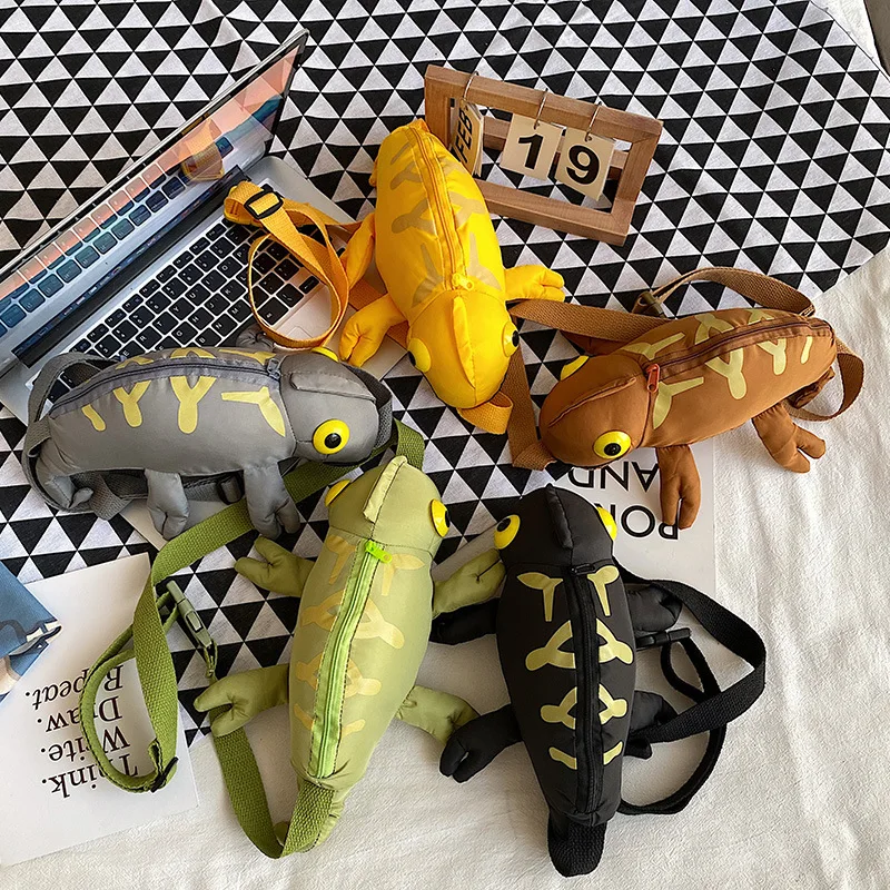 Chameleon Shoulder Chest Bag Small Plush 2022 Creative Cartoon One Messenger Animal Pattern
Chameleon Shoulder Chest Bag Small Plush 2022 Creative Cartoon One Messenger Animal Pattern