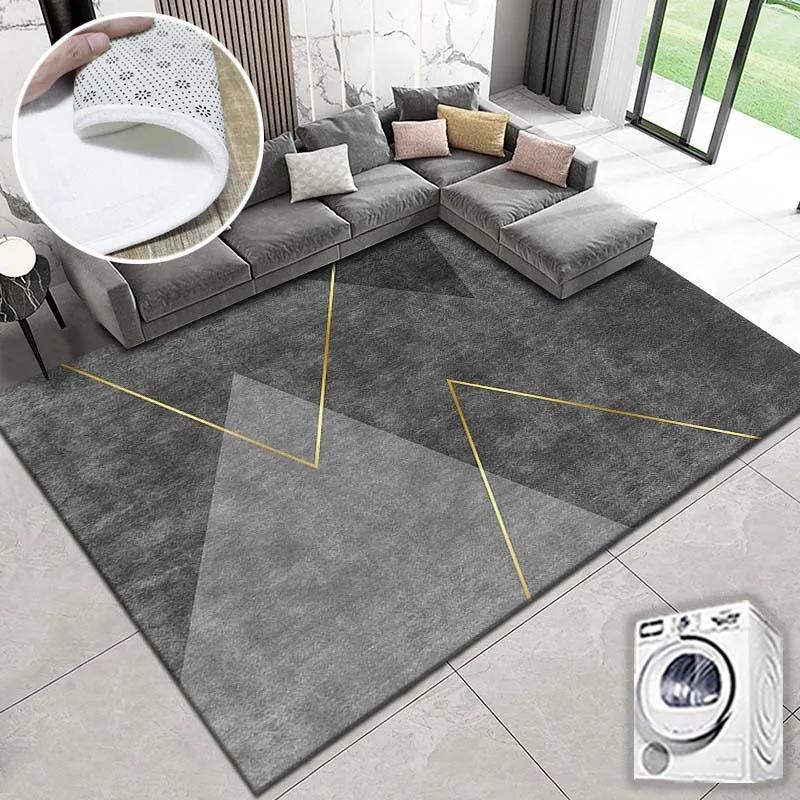 Modern Geometric Abstraction Living Room Carpets Home Decoration Sofa Coffee Table Carpet Non-slip Area Mat Bedroom Decor Rugs
Modern Geometric Abstraction Living Room Carpets Home Decoration Sofa Coffee Table Carpet Non-slip Area Mat Bedroom Decor Rugs
