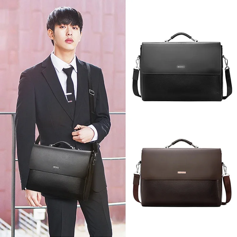 Fashion Leather Briefcase For Men Designer Work Business Tote Bolsas Handbag Cross Shoulder Square A4 Side Laptops Bag
Fashion Leather Briefcase For Men Designer Work Business Tote Bolsas Handbag Cross Shoulder Square A4 Side Laptops Bag