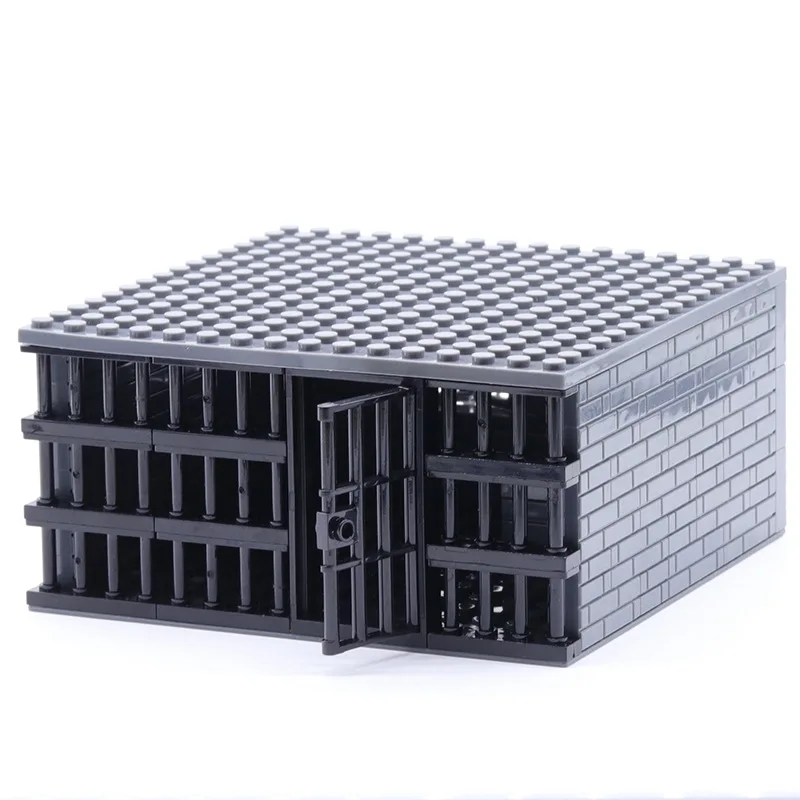 103pcs War Scene City Prison Cell Building House Creator Architecture Blocks Playmobil Figures Mini Bricks Toys for Children
103pcs War Scene City Prison Cell Building House Creator Architecture Blocks Playmobil Figures Mini Bricks Toys for Children