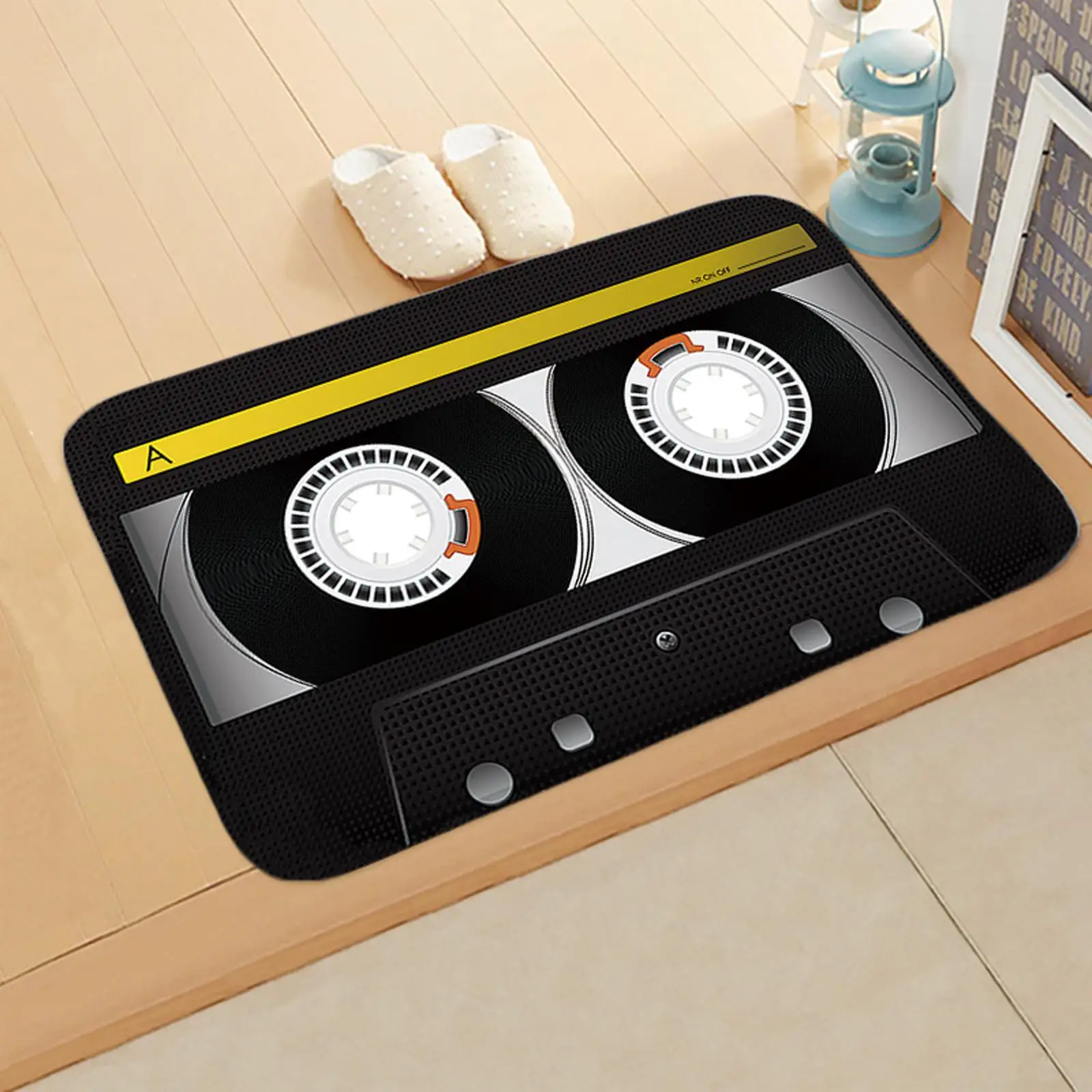 New Fun Vintage Cassette Tape Door Mat Entrance Corridor Anti-Slip Mat For Kitchen Bathroom Living Room Vacuuming Carpet
New Fun Vintage Cassette Tape Door Mat Entrance Corridor Anti-Slip Mat For Kitchen Bathroom Living Room Vacuuming Carpet