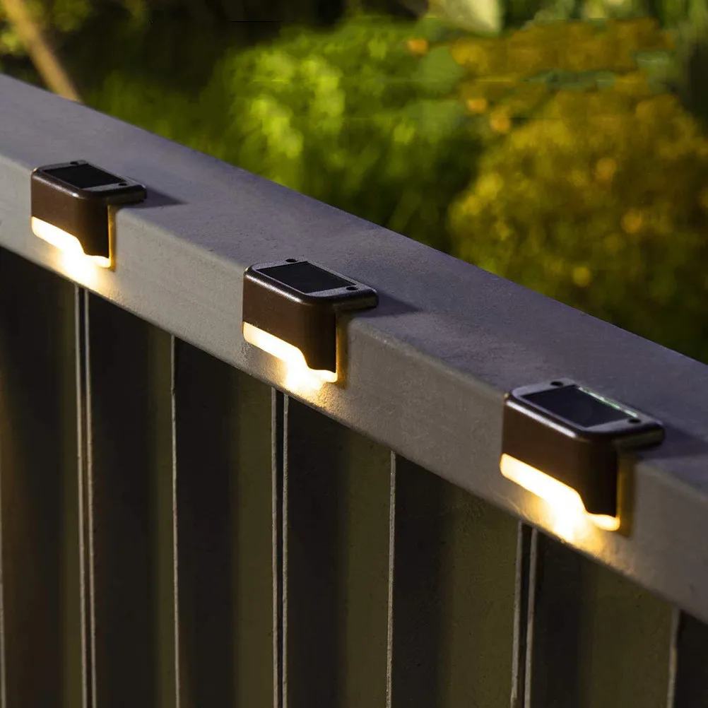 Solar Step Fence Lights Outdoor Garden Landscape Fence Lights Garden Decoration Staircase Lights
Solar Step Fence Lights Outdoor Garden Landscape Fence Lights Garden Decoration Staircase Lights