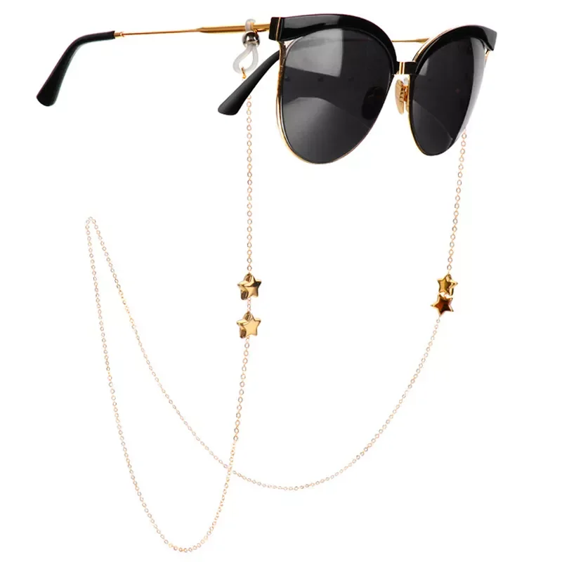 1Pcs Metal Stars Eyeglasses Chains For Women Sunglasses Reading Glasses Cords Vintage Eyewear Cord Holder Lanyard Necklace
1Pcs Metal Stars Eyeglasses Chains For Women Sunglasses Reading Glasses Cords Vintage Eyewear Cord Holder Lanyard Necklace
