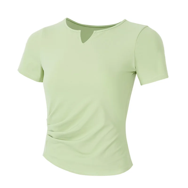 HONILLESI Yoga high-end Yoga Clothes women's Top Fitness Clothes quick-drying Breathable Sports t-shirt Slimming S861
HONILLESI Yoga high-end Yoga Clothes women's Top Fitness Clothes quick-drying Breathable Sports t-shirt Slimming S861