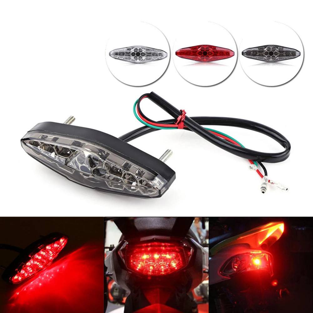 12V Motorcycle LED Tail Light Brake Light Retro Rear Light Running Light for Suzuki ATV LTZ King Quadrunner DR DR650 400 LT
12V Motorcycle LED Tail Light Brake Light Retro Rear Light Running Light for Suzuki ATV LTZ King Quadrunner DR DR650 400 LT
