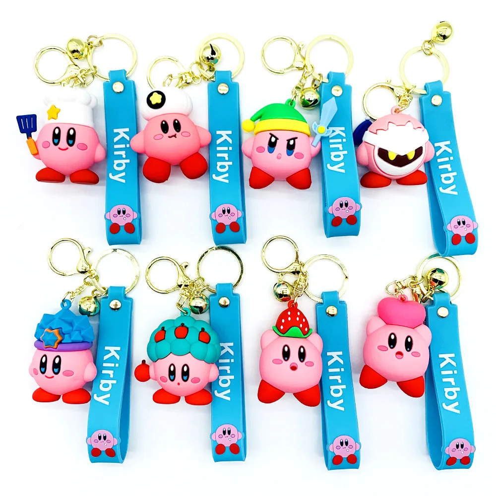 Animation Game Cosplay Kirby Silicone Keychain Accessories Bag Key Ring Pendant Accessories Toys for Girls Gifts
Animation Game Cosplay Kirby Silicone Keychain Accessories Bag Key Ring Pendant Accessories Toys for Girls Gifts