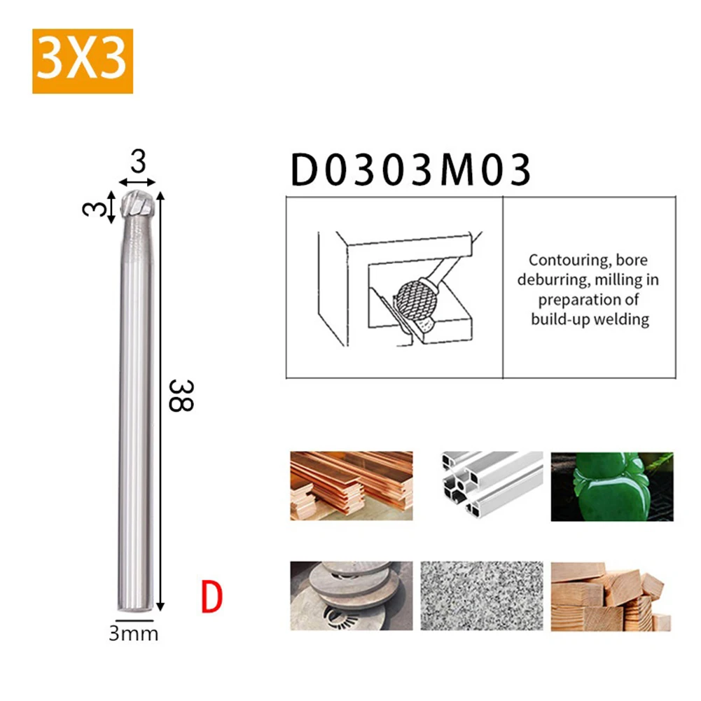 Router Bit Grinding Bit 3mm Shank Cemented Carbide For Metal/non-metal Polish Tool Single Cutter/Double Cutter
Router Bit Grinding Bit 3mm Shank Cemented Carbide For Metal/non-metal Polish Tool Single Cutter/Double Cutter