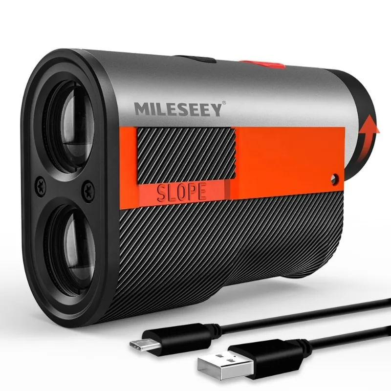 

GPF12 Mileseey 600M Handheld Magnetic USB Charging Rangefinder Case Golf Laser Rangefinders Binocular with Slope