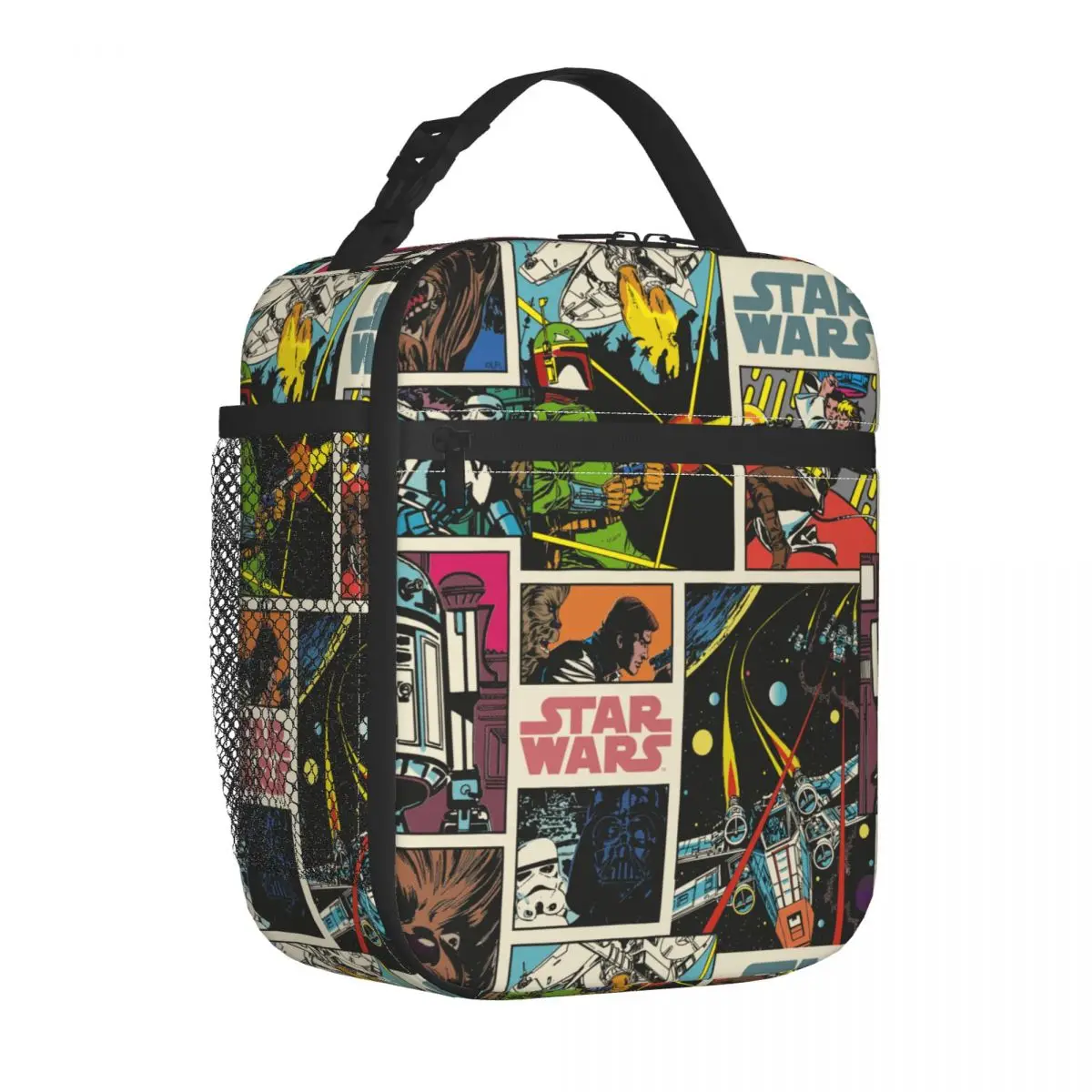 

Disney Wars Star Insulated Lunch Bags Thermal Bag Meal Container Cartoon Large Tote Lunch Box Bento Pouch Office Travel