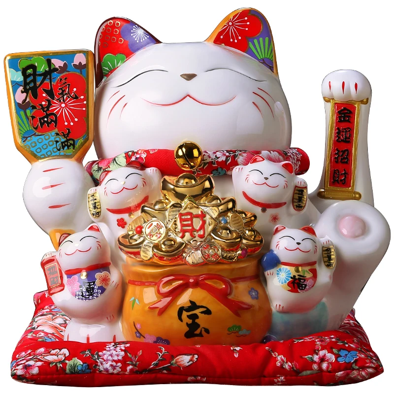 6/8/9/11/12/13/14" Waving Paws Fortune Cat Decoration Electric Fortune Cat Large Shop Cashier Home Opening Gift Automatic Waving
6/8/9/11/12/13/14" Waving Paws Fortune Cat Decoration Electric Fortune Cat Large Shop Cashier Home Opening Gift Automatic Waving