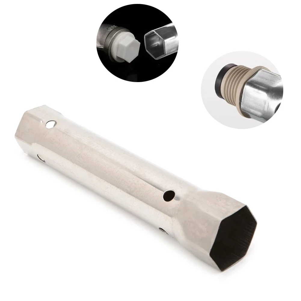 2Pcs Socket Wrench Pipe Torque Ratchet Spanner Stainless Steel For Faucet Key Tube Ring Plumbing Tool Home Repairing Manual Tool
2Pcs Socket Wrench Pipe Torque Ratchet Spanner Stainless Steel For Faucet Key Tube Ring Plumbing Tool Home Repairing Manual Tool