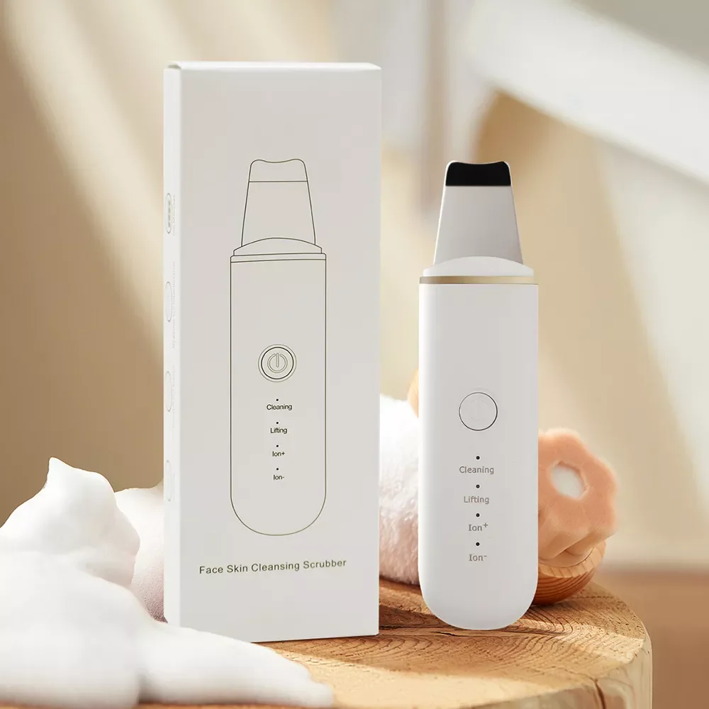 Ultrasonic Facial Skin Scrubber Facial Cleaner Machine Acne Blackhead Remover Peeling Shovel Cleaner Facial Massager Skin Care
Ultrasonic Facial Skin Scrubber Facial Cleaner Machine Acne Blackhead Remover Peeling Shovel Cleaner Facial Massager Skin Care