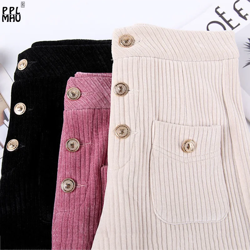 Chic Fashion High Waist Velvet Wide Leg Pantalon Office Warm Straight Trousers Winter Baggy Single Breasted Corduroy Pants Women
Chic Fashion High Waist Velvet Wide Leg Pantalon Office Warm Straight Trousers Winter Baggy Single Breasted Corduroy Pants Women