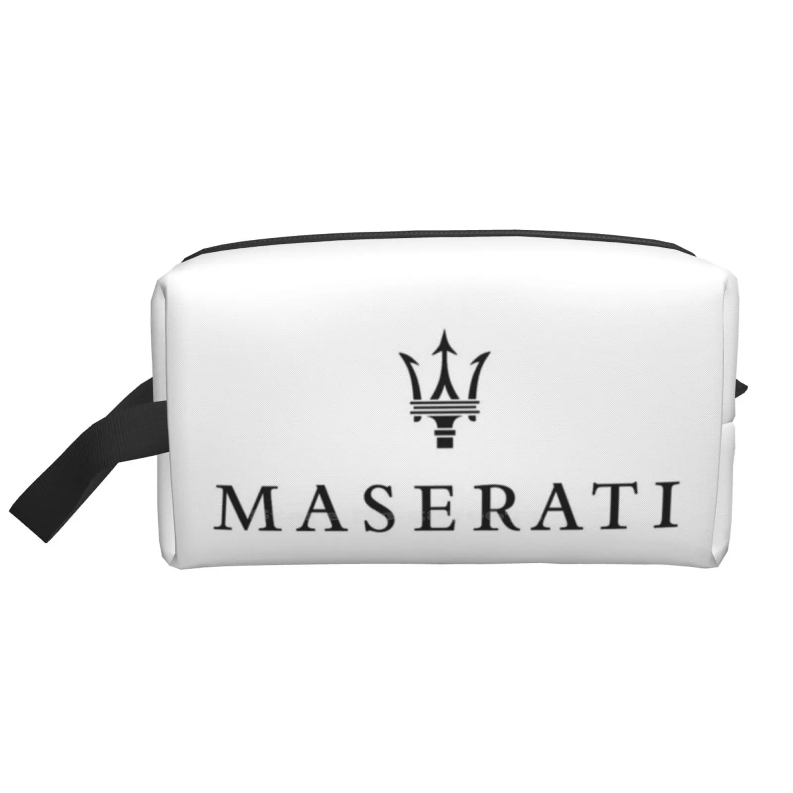 

Maserati Logo Trident Storge Bag Data Cable Travel Bathroom Pen Bags Alfa Romeo Lancia Fiat Italy Italian Car Sport Car Luxury