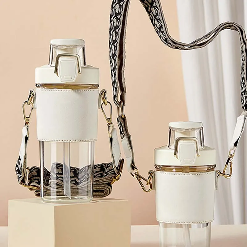500ml/650ml Water Bottle 2 Drink Way Handy Cup Fashion Can Be Slung Portable High Beauty Girls Portable Water Bottle Plastic Cup
500ml/650ml Water Bottle 2 Drink Way Handy Cup Fashion Can Be Slung Portable High Beauty Girls Portable Water Bottle Plastic Cup