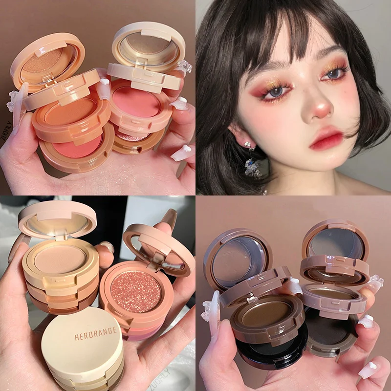 Highlight Rouge Brighten Silkworm Eyeshadow Contour Palette Matte Glitter Pigment Powder Makeup Blush Face Irgonic For Makeup
Highlight Rouge Brighten Silkworm Eyeshadow Contour Palette Matte Glitter Pigment Powder Makeup Blush Face Irgonic For Makeup