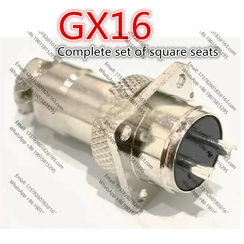 Разъём GX16 квадратный фланец
Разъём GX16 квадратный фланец